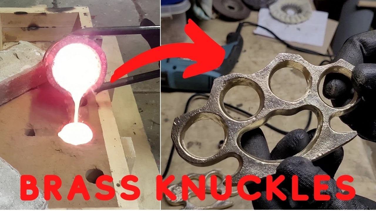 Casting brass knuckles - Devil Forge