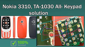 Nokia 3310 keypad Problem Fix 100% Working