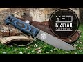 Нож ДО и ПОСЛЕ заточки ! Yeti Kizlyar Supreme сталь PGK !