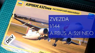 Zvezda 1/144 Airbus A321 Neo (7043) Review