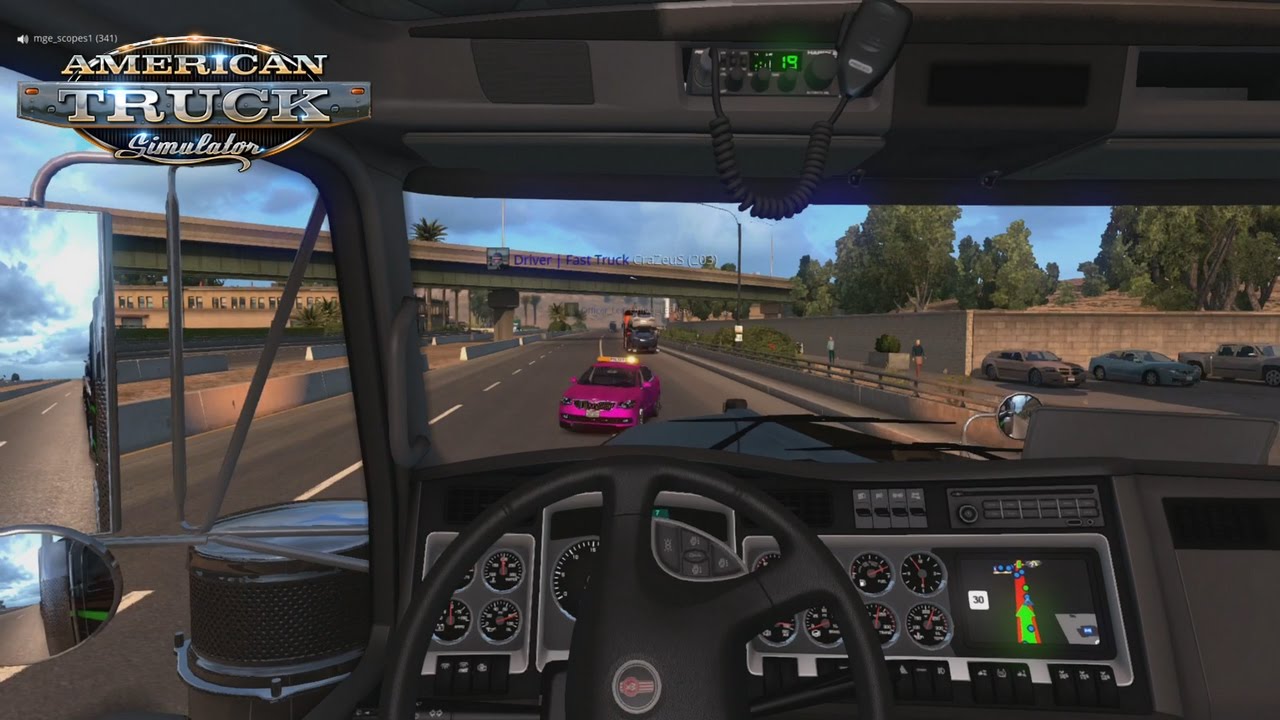 ATS #16 He Hit Me!! (TruckersMP Multiplayer mod for American Truck ...