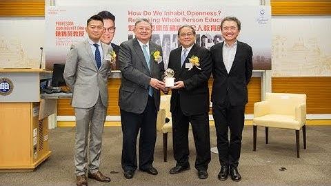 Inaugural Lecture by Professor John Nguyet Erni, Fung Hon Chu Endowed Chair of Humanics (Full)