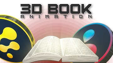 Fusion Basics Tutorial - 3D Book Open Animation | No Plugins | Davinci Resolve | Free download