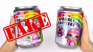 Original o falso | Poopsie Slime Surprise Sparkly Critters