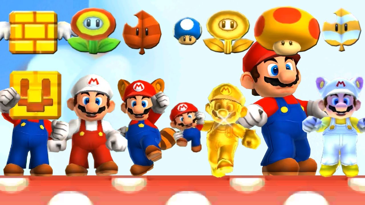 New Super Mario Bros 2 Hd All Power Ups Youtube New Super Mario Bros 2 Hd All Power Ups Youtube