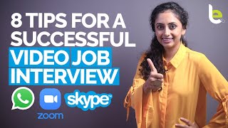 8 Tips & Soft Skills For Online Job Interview Success Through A Video Call (Zoom, Skype, Whatsapp) screenshot 1
