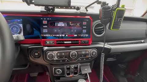 Gerllish Android Screen For Jeep Wrangler JL 2018 -2022 Speedometer LCD Dashboard Digital