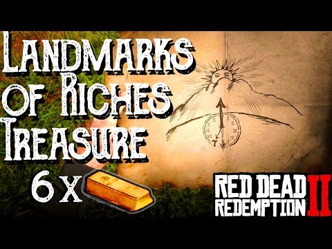 Video: Red Dead Redemption 2 - Riches Treasure Mapsi Vaatamisväärsused - Asukohad