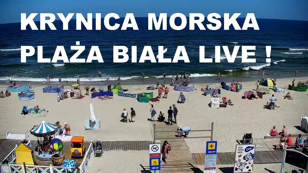 Krynica Morska Plaza Na Zywo Sprawdz Pogode 22 Czerwca 2020 Youtube