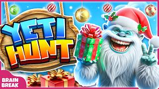 Christmas Yeti Hunt | Kids Brain Break | Freeze Dance Party | Just Dance Song