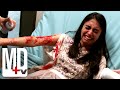 Patient cannot touch anything with her skin  pure genius  md tv