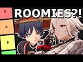 Ranking fatui harbingers as roommates