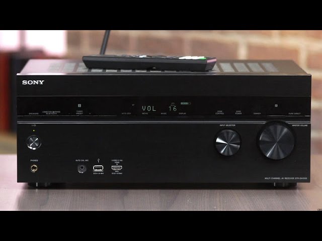 Sony STR-DN1050 - Sony's receiver offers big bang for buck - YouTube