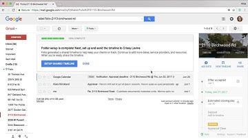 Applying a timeline template in Folio