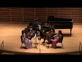Zixu daniel qin plays schumann piano quintet in e flat major op 44