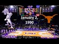 1/2/90 - #11 LSU vs Texas