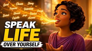 Download lagu SPEAK LIFE OVER YOURSELF TODAY ✨ Powerful Christian Affirmations & Prayer