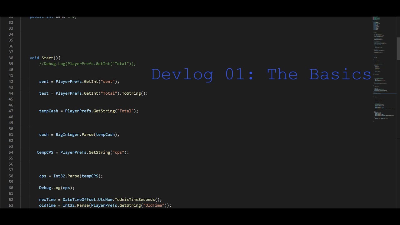 Idle Game Dev Devlog #1: The Basics - YouTube