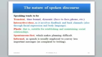 Discourse Analysis Linguistics (Part 2)