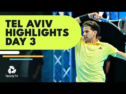 Thiem & Cilic Battle; Korda Faces Cressy | Tel Aviv 2022 Highlights Day 3