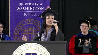 Lexi Sings the National Anthem at UW Bothell 2024 Commencement Ceremony #nationalanthem #anthem