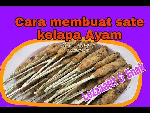 Cara Membuat Sate Khas Lombok