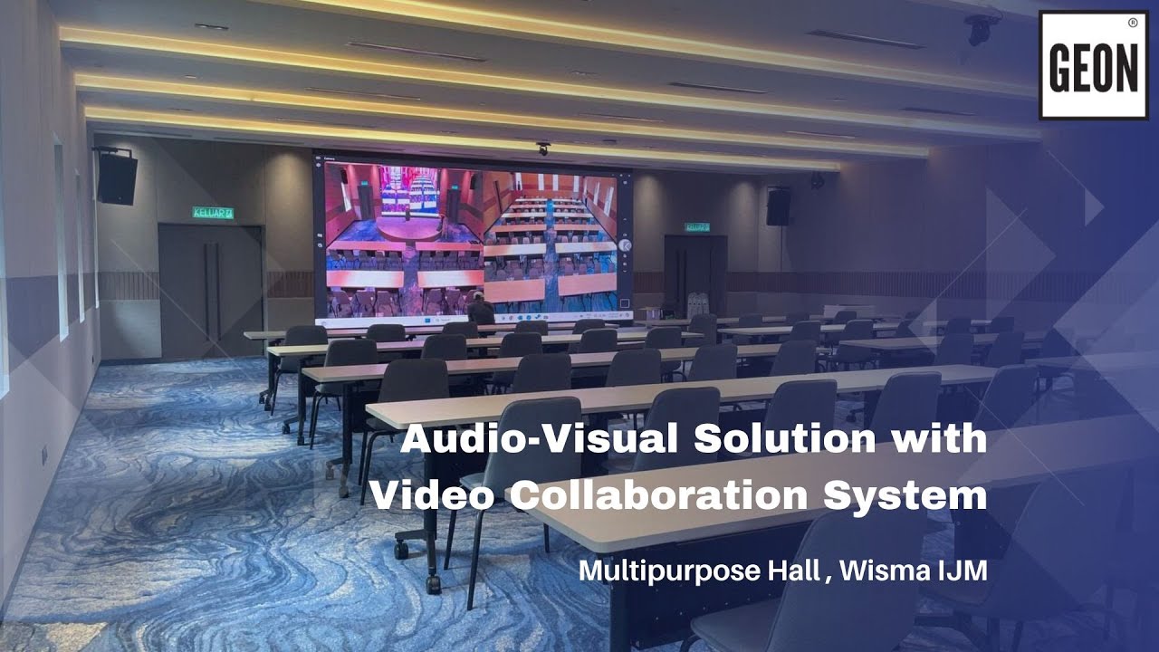 Audio Visual & Visual Collaboration Solution For Multipurpose Hall at Wisma IJM