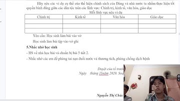 HỌC GDCD 12 TIẾT 13: QUYỀN BÌNH ĐẲNG GIỮA CÁC D N TỘC, TÔN GIÁO ( Tiết 2)  | MÔN CÔNG DÂN