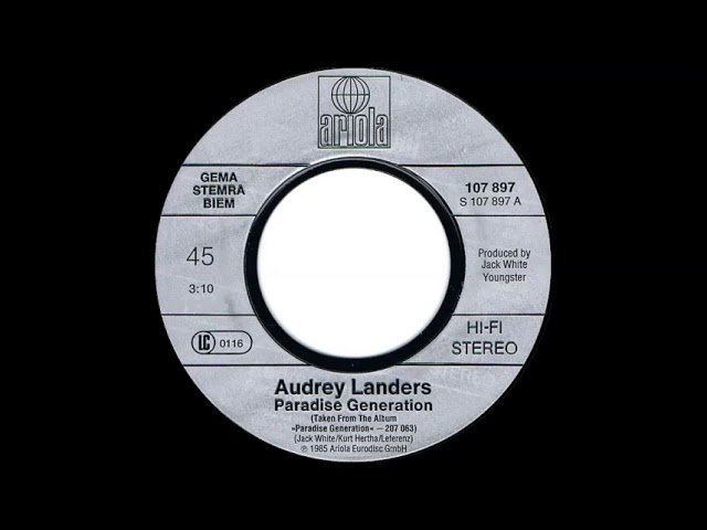 Audrey Landers - Paradise Generation