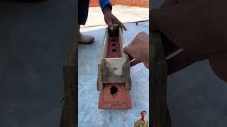 wow alat sederhana tapi sangat berguna bagi tukang bangunan#kreatif #smart