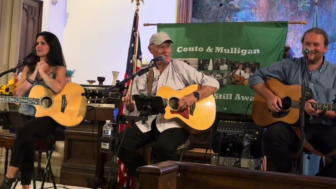 Coutos and Mulligan Jr. at the Unitarian in New Bedford, MA