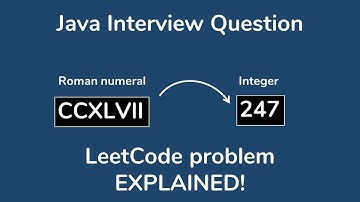 Convert Roman numeral to Integer - LeetCode Interview Coding Challenge [Java Brains]
