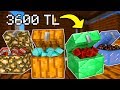 DÜNYANIN EN KÖTÜ ŞANS KASASI AÇILIMI - 3600 TL HARCADIK - KÖYCRAFT - Minecraft