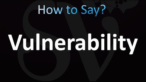 How to Pronounce Vulnerability - Pronunciation Guide