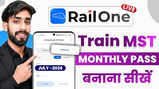RailOne App Se Monthly Ticket Kaise Book Kare | Railway Monthly Pass Booking | Rail One Train MST screenshot 5