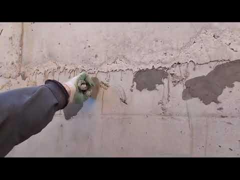 Тиксотропные ремонтные смеси для ремонта вертикальных конструкций - YouTube