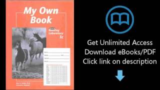 Download My Own Book: SRA Reading Laboratory 1c (5-Pack) PDF
