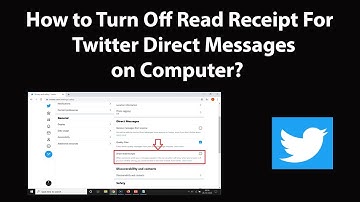 How to Turn Off Read Receipt For Twitter Direct Messages on Computer?
