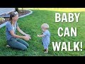 BABY CAN WALK! EMOTIONAL FAMILY MOMENT!