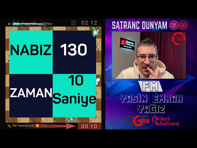 BU SATRANÇ MAÇINDA NABIZ 130, ZAMAN 10 SANİYE class=