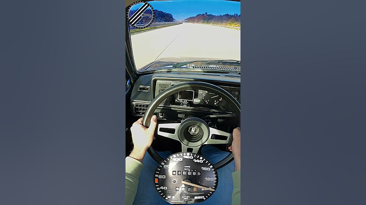 VW Golf 1 GTI | 112 PS | Top Speed