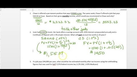 AMDM Semeter 2 Final Exam Review