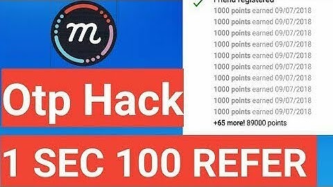 Mcent Browser Unlimited Otp ONLINE Refer Bypass Script 1 second 100 Refer Otp Bypass Free Recharge