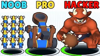 Army Hole Evolution All Levels NOOB vs PRO vs HACKER