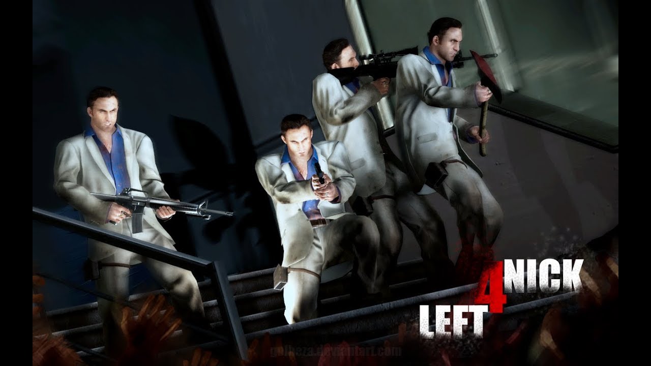 Nick l. Nick l4d2. Ник лефт 4 деад 2. Эллис left 4 Dead 2.