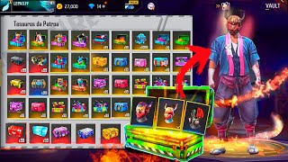 OPENING CRATES FREE FIRE 2022 😱 ESPECIAL 1 HOUR📦 OLD PASS BOXES 👊 FREE FIRE OPENING BOXES