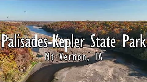 Palisades-Kepler State Park - 4K Aerial Tour