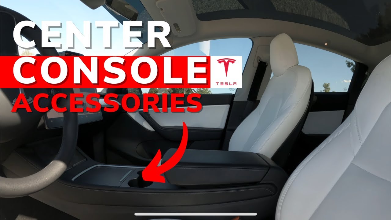 Upgrade your Tesla center console with 2 accessories! 