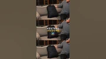 Neutral shadows in DaVinci Resolve