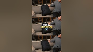 Neutral shadows in DaVinci Resolve